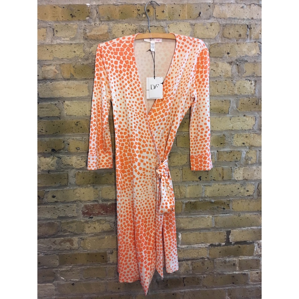 Diane Von Furstenberg DVF Silk Julian Wrap Dress 6